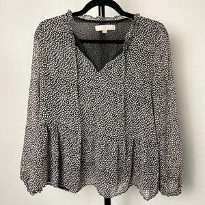 Loft floral flowy top